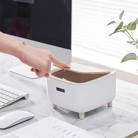 Homence™-Desktop Push Button Trash Bin