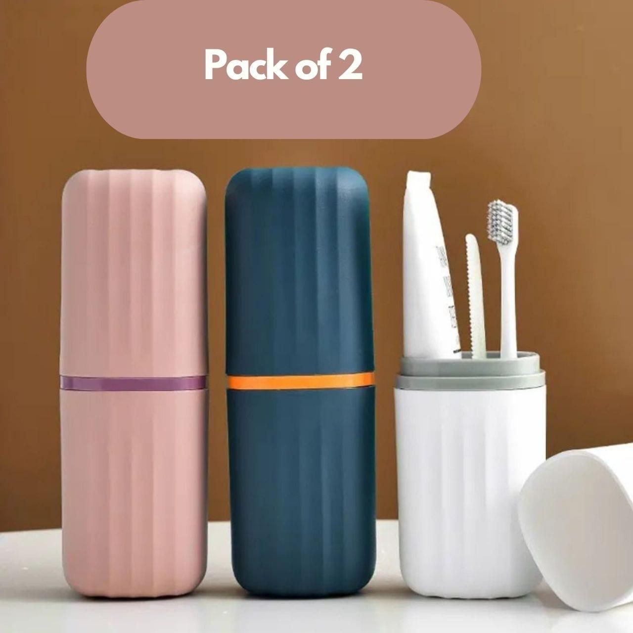 Homence™-Toothbrush and Toothpaste Holder(Pack of 2)