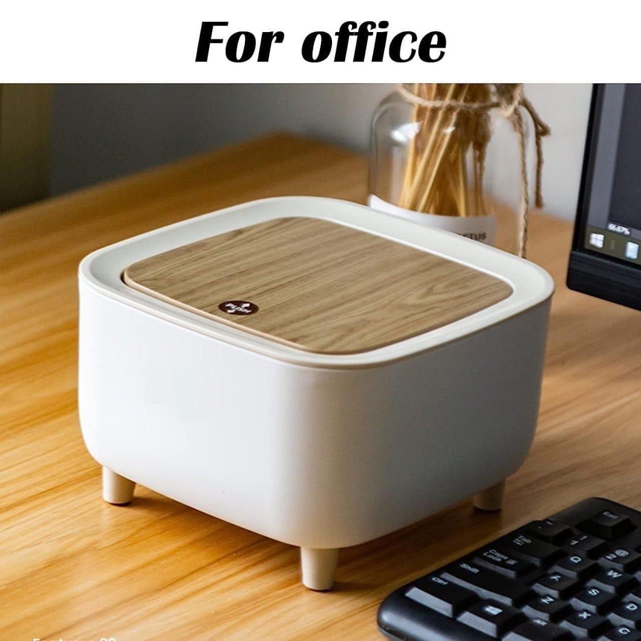Homence™-Desktop Push Button Trash Bin