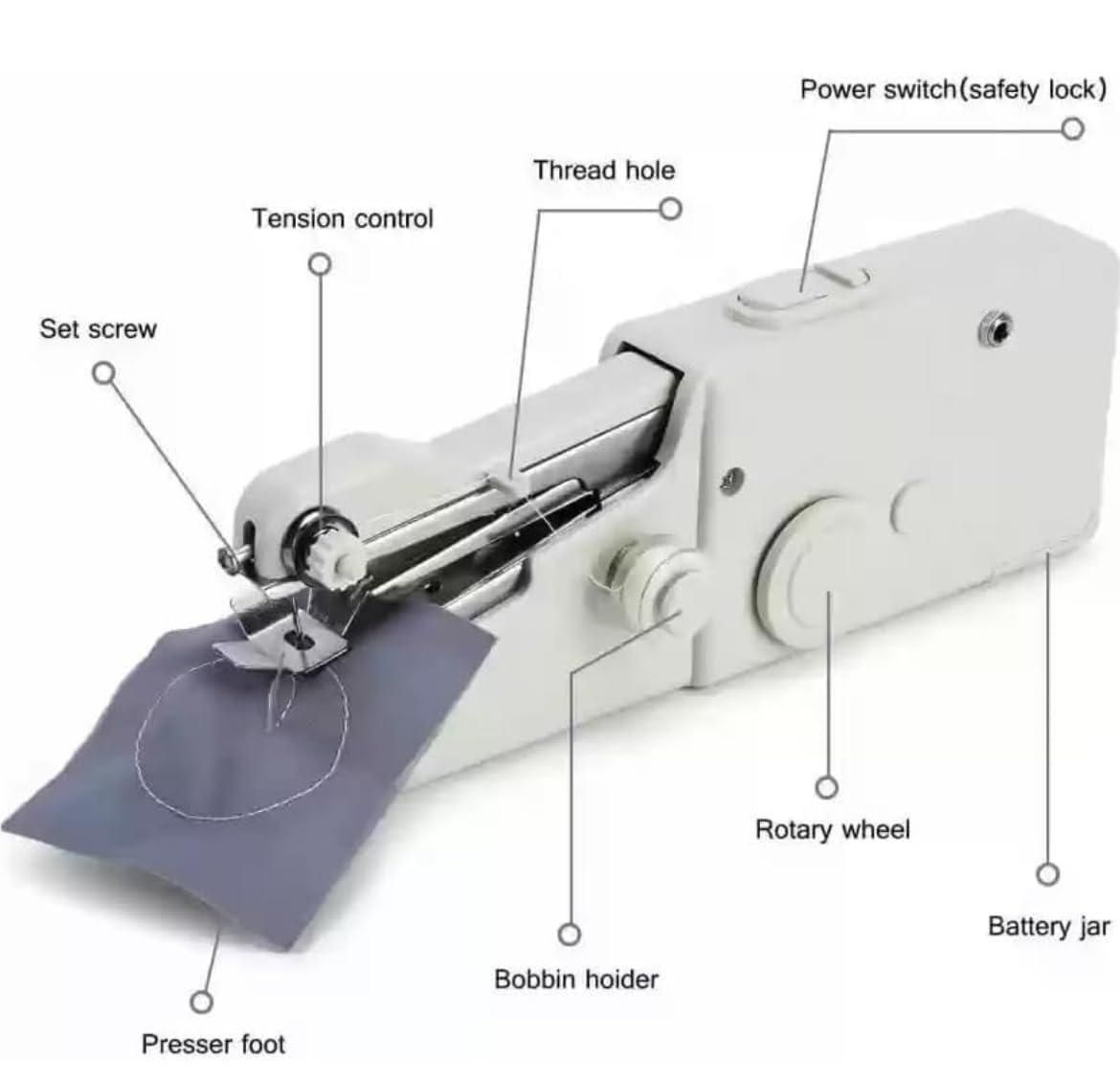 Homence™-Handheld Cordless Portable Sewing Machine