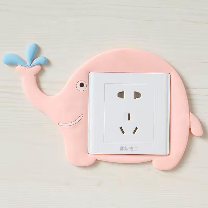 Homence™-Cute Cartoon Power Socket Stickers (Pack of 4)