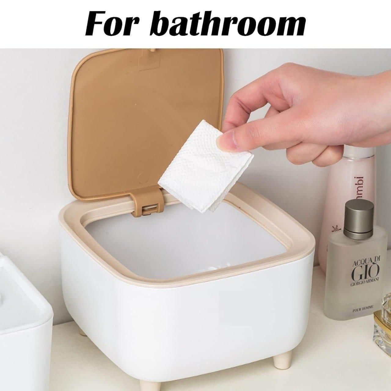 Homence™-Desktop Push Button Trash Bin