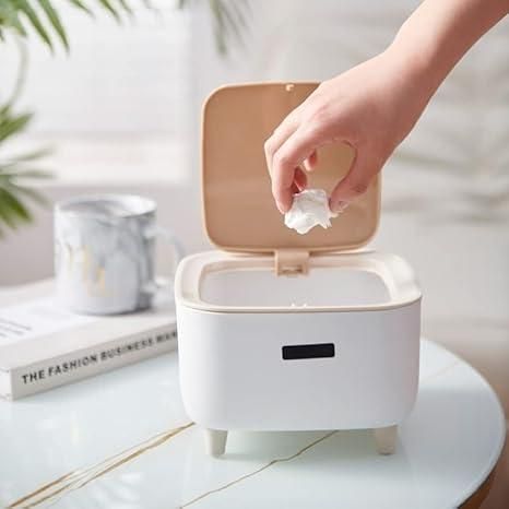 Homence™-Desktop Push Button Trash Bin