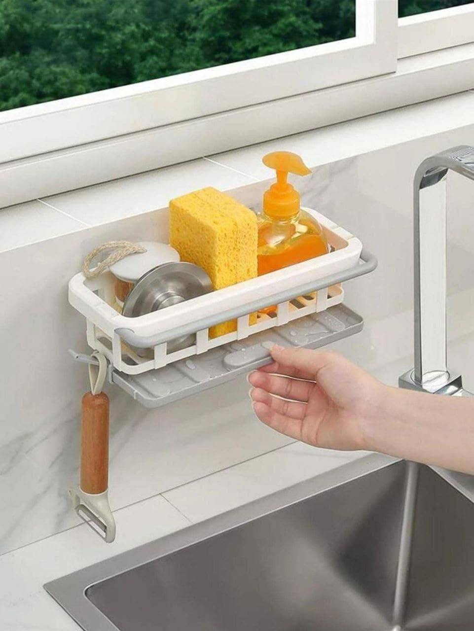 Homence™-Retractable Sponge Storage Hanging Rack